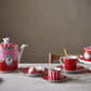Teapot Large Love Birds Medallion Red-Pink / Pip Studio