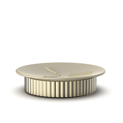 Luxury Aluminium & Porcelain Soap Dish / Champagne Gold & Dune - |VESIMI Design|
