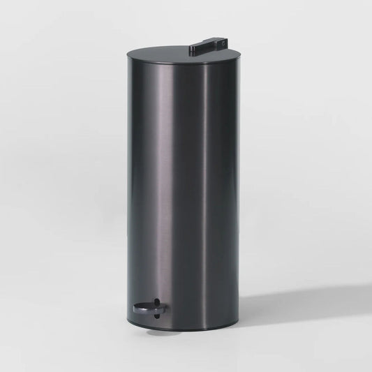 Luxury German Design Dark Gun Metal Pedal Bin by Decor Walther