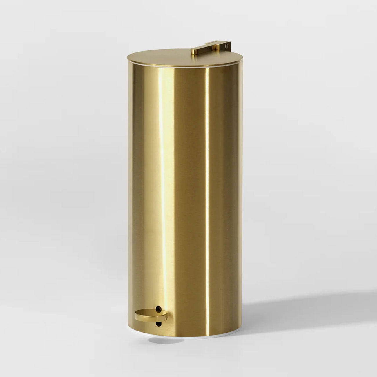 Luxuriöser Treteimer im deutschen Design, mattgold, von Decor Walther, 2,6 l