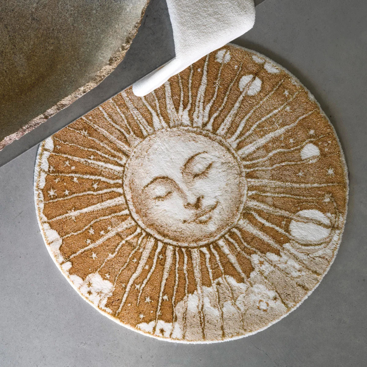 Egyptian Cotton Bathroom Rug Roi Soleil by Abyss & Habidecor