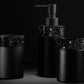 Luxury Black Matt Swarowski® Crystal Soap Dispenser - |VESIMI Design|