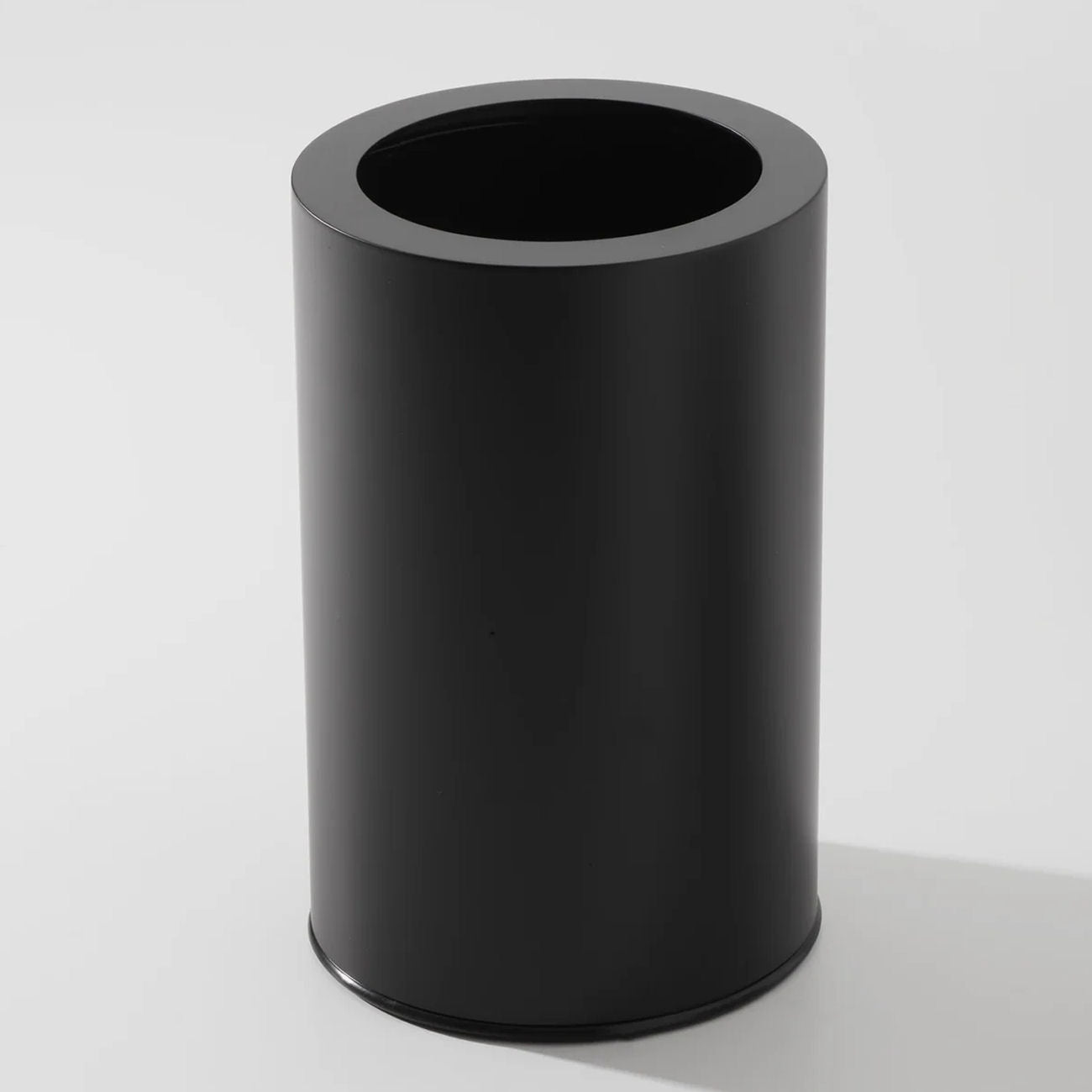 Black Matte Room Paper Bin by Decor Walther 7L