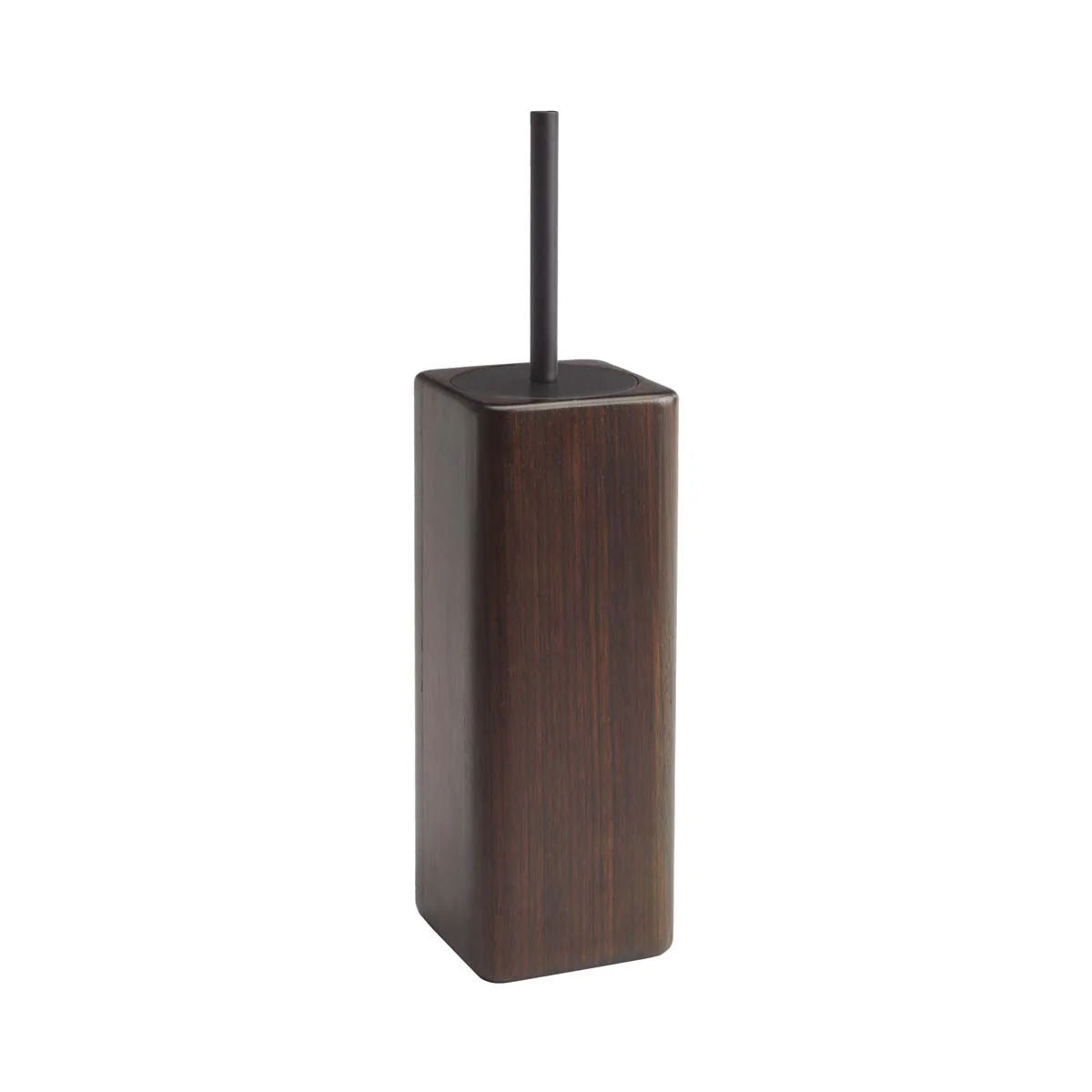 Ebony Wood Bathroom Accessories Toilet Brush Holder