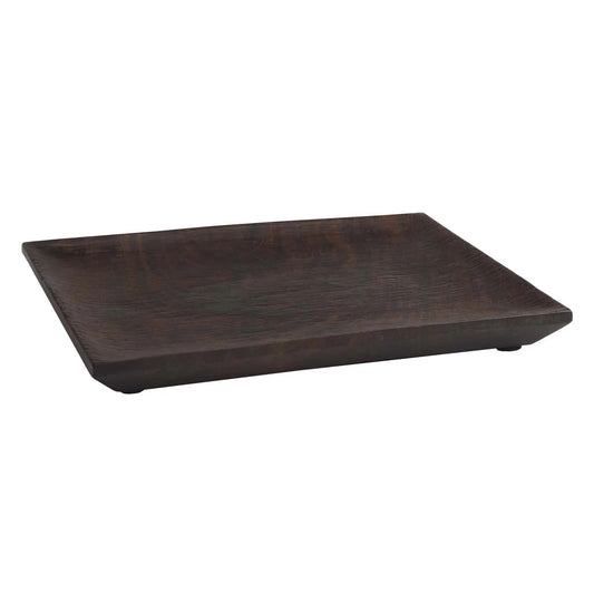 Ebony Wood Bathroom Accessories Tray
