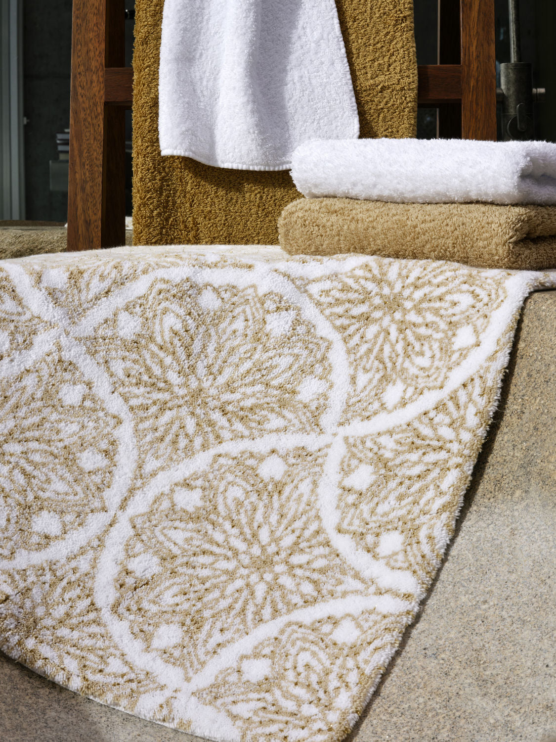 Alambra Egyptian Cotton Bathroom Rug by Abyss & Habidecor