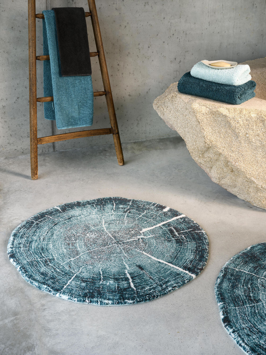 FOSSILE Abyss & Habidecor Egyptian Cotton Bathroom Rug