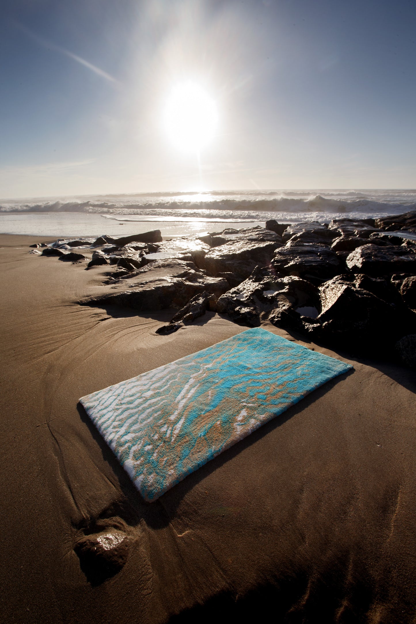 Luxury Egyptian Cotton Bathroom Rug BEACH by Abyss & Habidecor