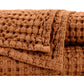 Pousada Waffle Design Egyptian Cotton Towels - 737 Caramel