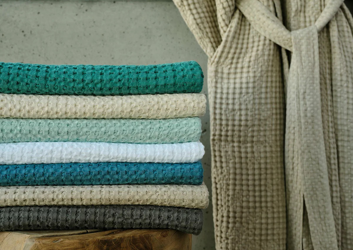 Pousada Waffle Design Egyptian Cotton Towels - 940 Atmosphere
