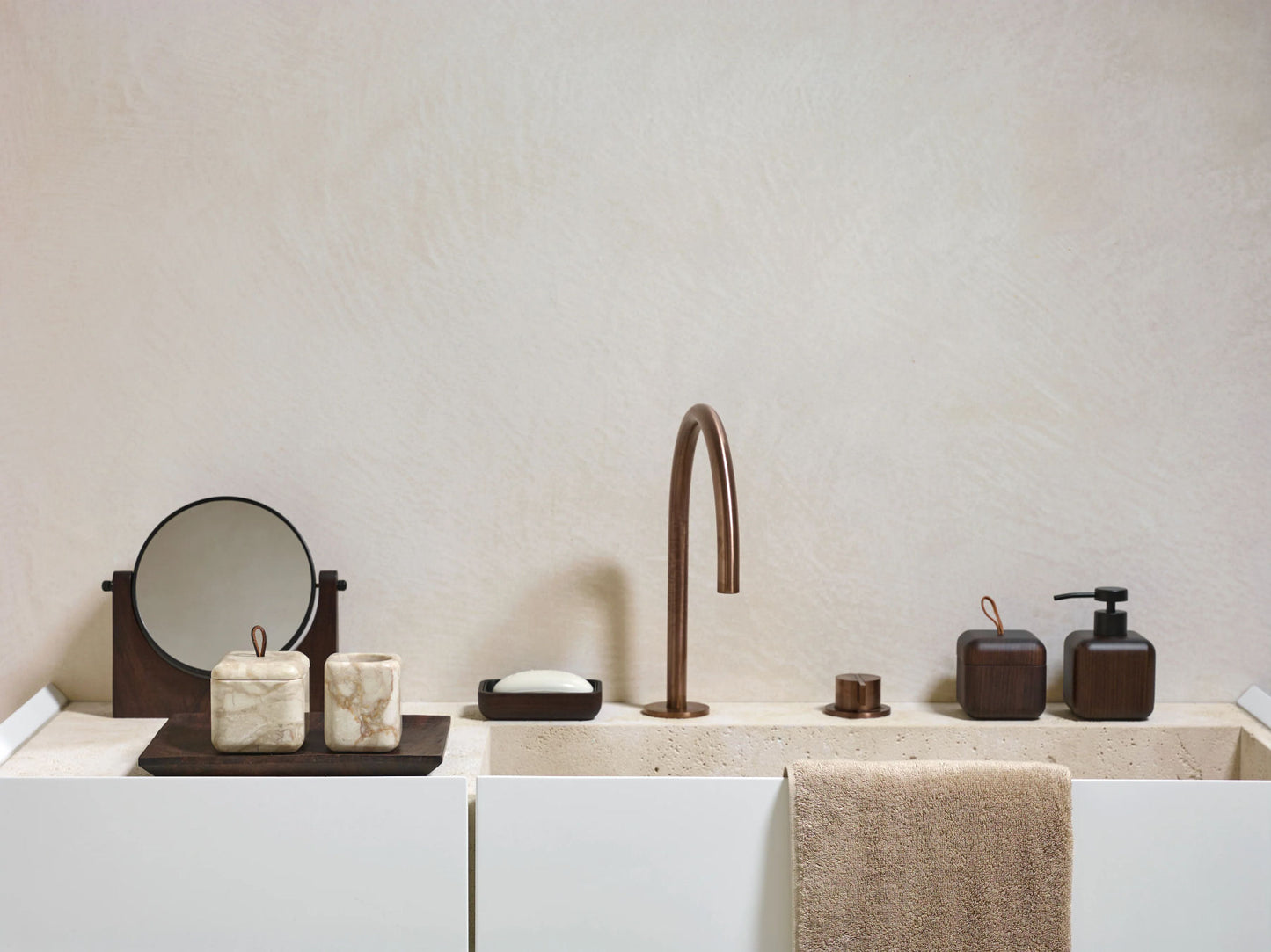 Ebony Wood Bathroom Accessories Soap Dish