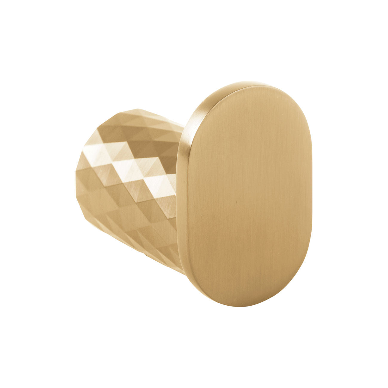 Luxury Matt gold Bathroom Hook in Champagne Gold, Brushed Brass