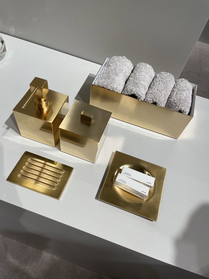 Luxury Matt Gold Multi - Purpose Box by Decor Walther - |VESIMI Design|