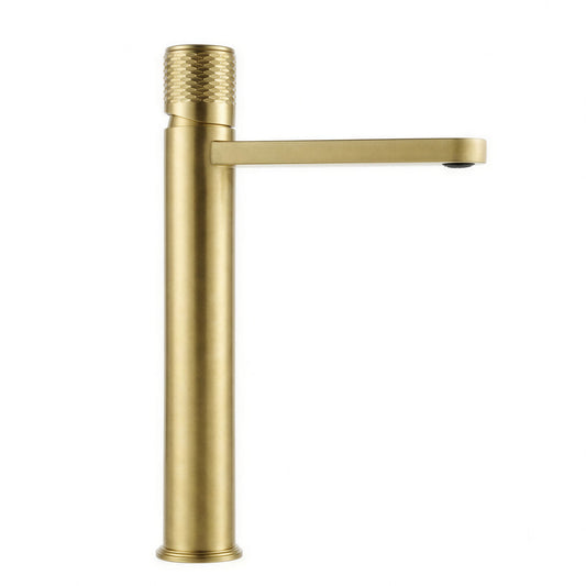Opera Satin Gold Bathroom Vessel Sink Basin Faucet