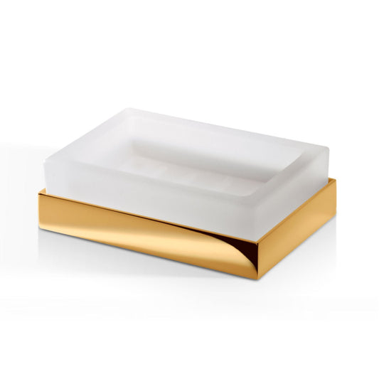 Luxury Shiny Gold Soap Dish by Decor Walther - |VESIMI Design| Luxury Bathrooms and Home Decor