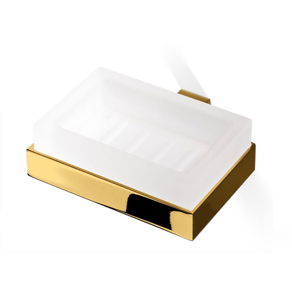 Luxury Shiny Gold Wall - Mounted Soap Dish by Decor Walther - |VESIMI Design|