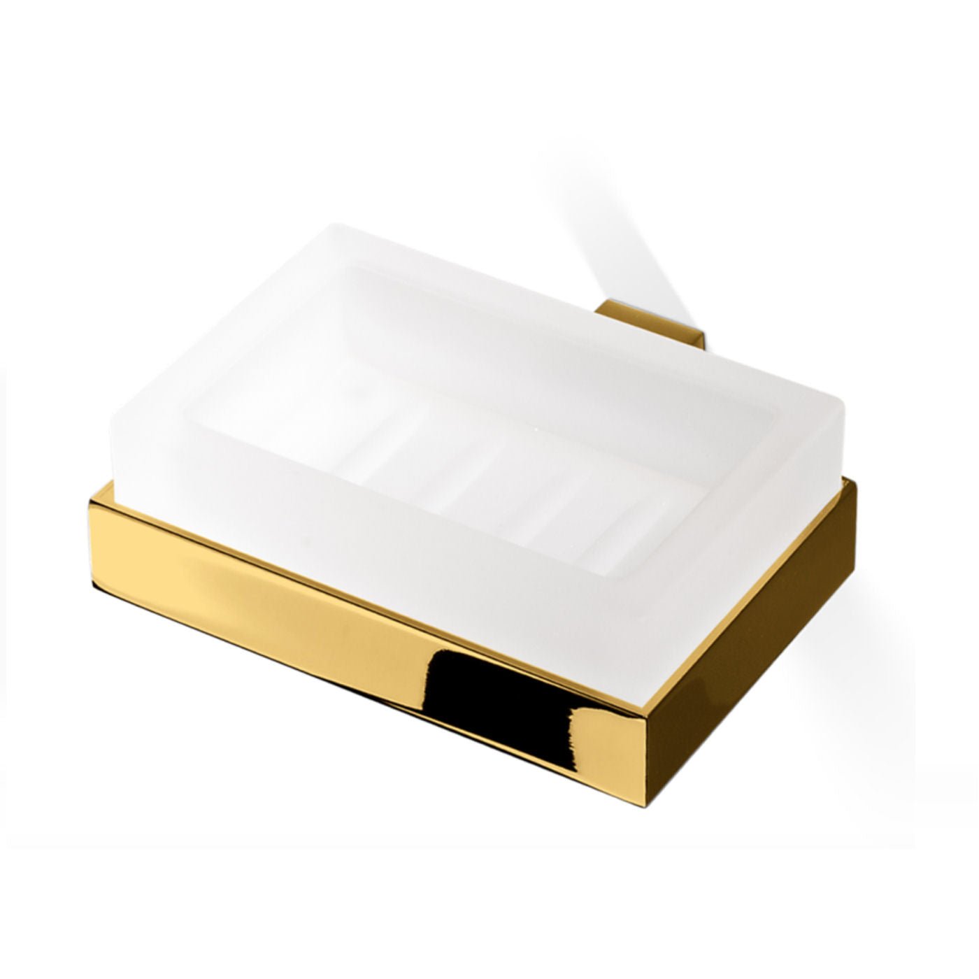 Luxury Shiny Gold Wall-Mounted Soap Dish by Decor Walther - |VESIMI Design| Luxury Bathrooms and Home Decor