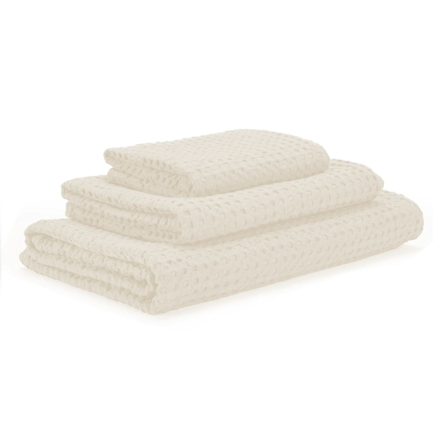 Luxury Waffle Design Towels Pousada - 103 Ivory