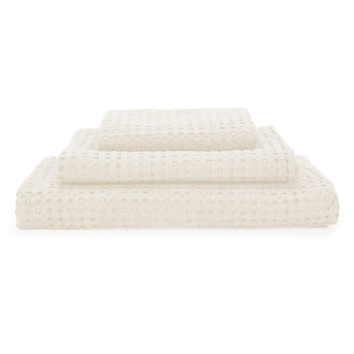 Luxury Waffle Design Towels Pousada - 103 Ivory