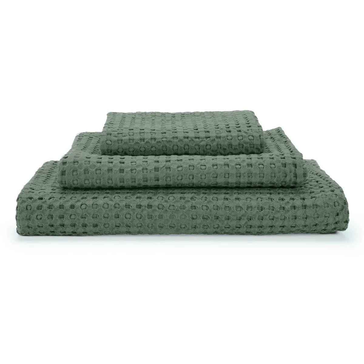 Luxury Egyptian Cotton Retro Towels Pousada - 280 Evergreen
