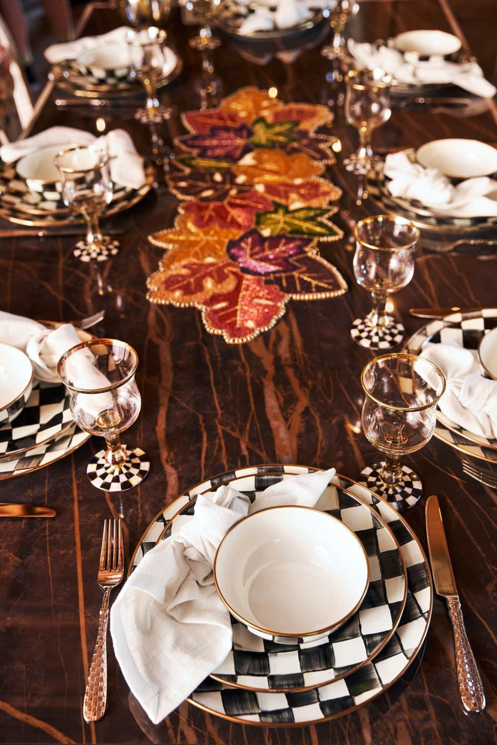 Forest Beaded Runner