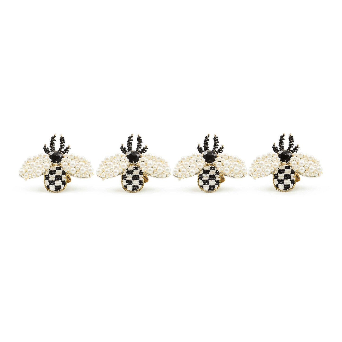 Mackenzie - Childs Bee Napkin Rings, Set of 4 - |VESIMI Design|