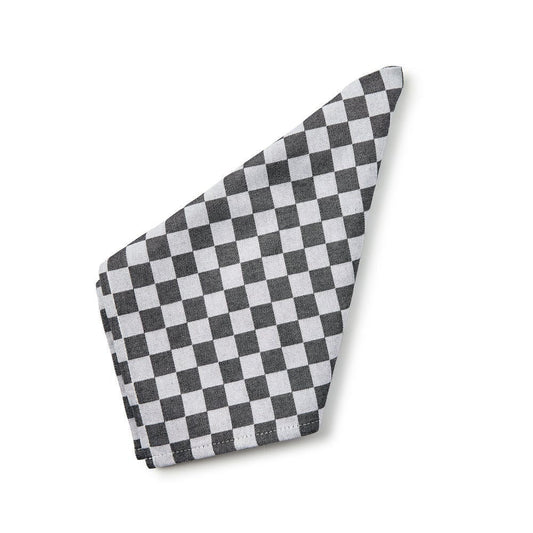 MacKenzie - Childs Black Check Napkin, Set of 4 - |VESIMI Design|