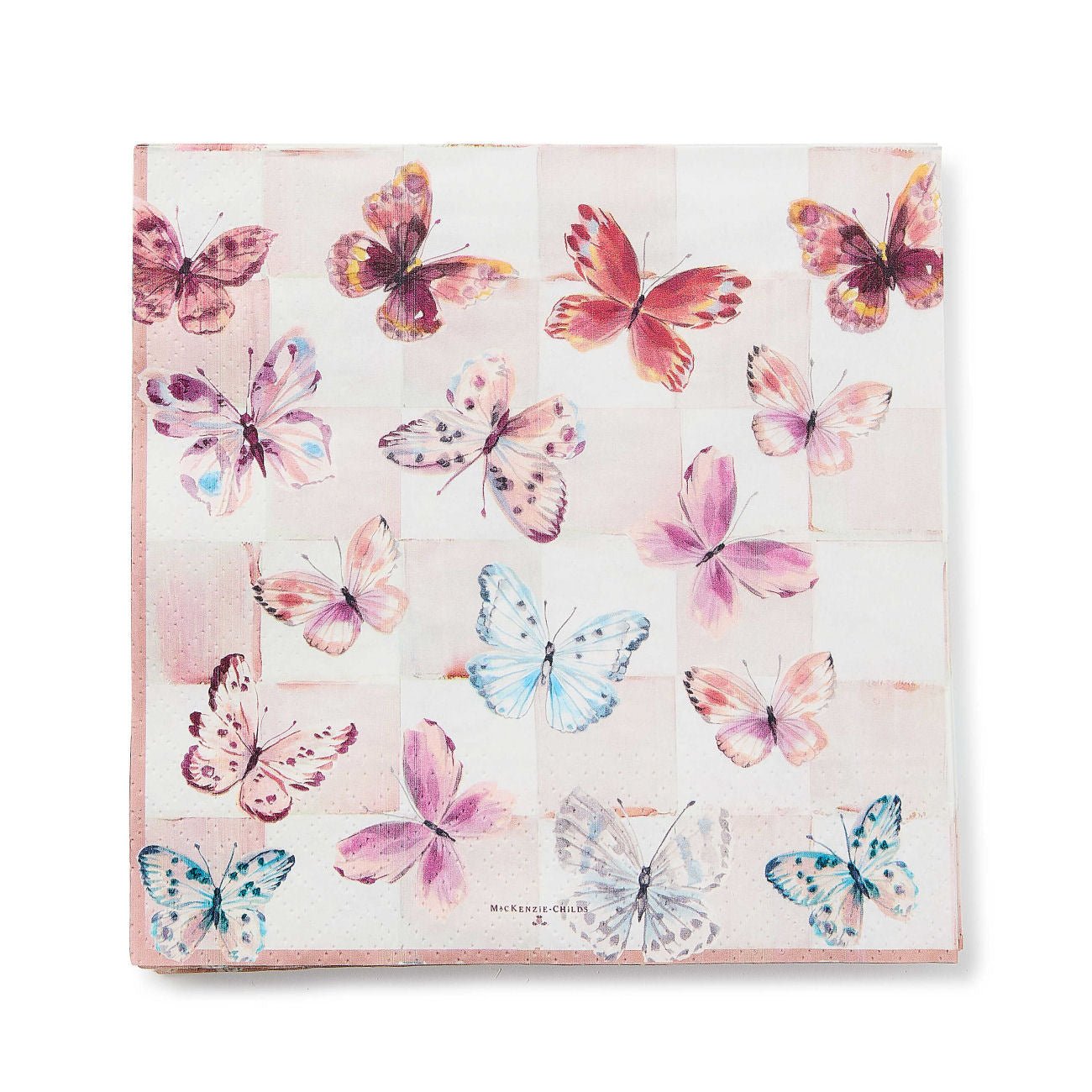 MacKenzie - Childs Butterfly Hill Dinner Paper Napkins - |VESIMI Design|