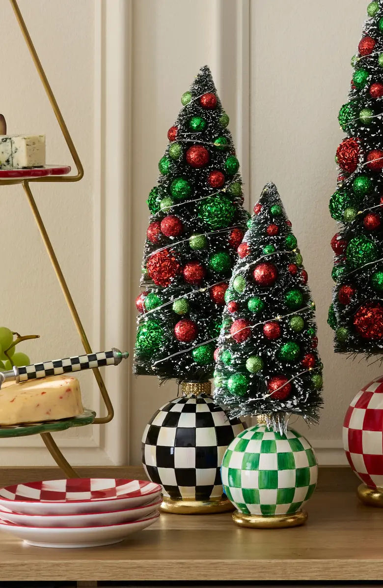 Mackenzie-Child’s – Check it Out Illuminated Medium Bottle Brush Tree