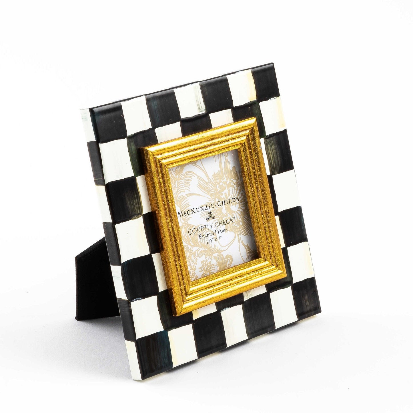 MacKenzie - Childs Courtly Check 2.5" x 3" Frame - |VESIMI Design| Luxury Bathrooms and Home Decor