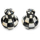 MacKenzie - Childs Courtly Check Enamel Salt & Pepper Shakers - |VESIMI Design|