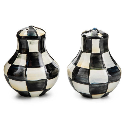 MacKenzie - Childs Courtly Check Enamel Salt & Pepper Shakers - |VESIMI Design|
