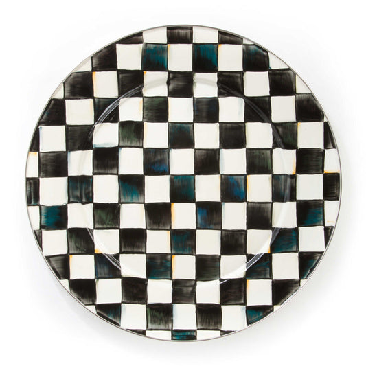 Mackenzie-Childs Courtly Check Serving Platter - |VESIMI Design| Luxury Bathrooms and Home Decor