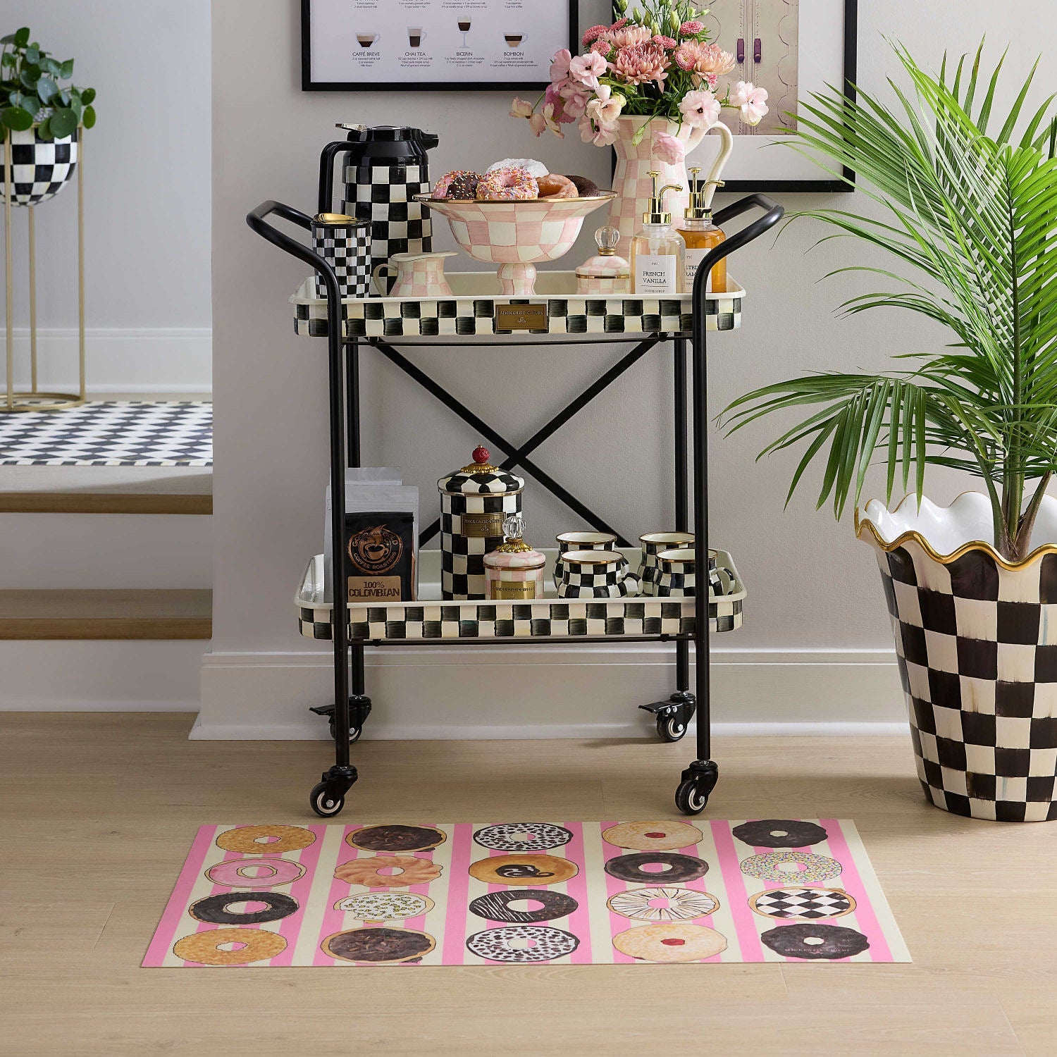 Mackenzie - Childs Donut 2' x 3' Floor Mat - |VESIMI Design| Luxury Bathrooms and Home Decor