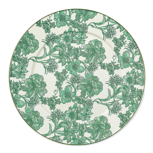 Mackenzie - Childs Emerald English Garden Serving Platter - |VESIMI Design|