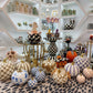 Rosy Check Pumpkins Set of 4 by MacKenzie-Childs