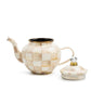 MacKenzie - Childs Mocha Check 4 Cup Teapot - |VESIMI Design|