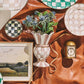 Mocha Check Small Great Vase by MacKenzie-Childs
