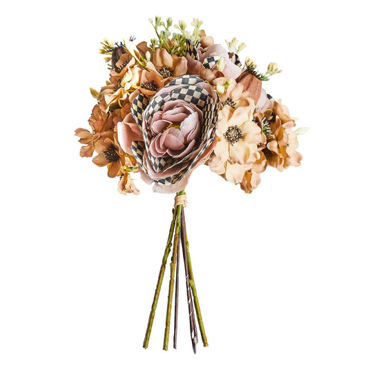 MacKenzie - Childs Mocha Floral Bouquet - |VESIMI Design| Luxury Bathrooms and Home Decor