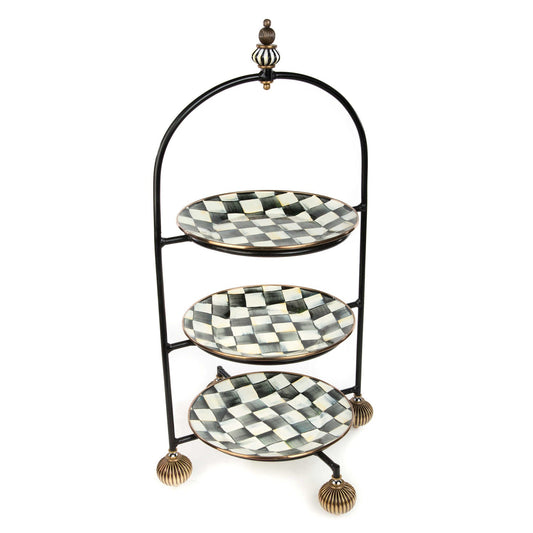 MacKenzie - Childs Plate Stand - Large - |VESIMI Design| Luxury Bathrooms and Home Decor