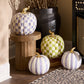 Violet Check Small Pumpkin by MacKenzie-Childs