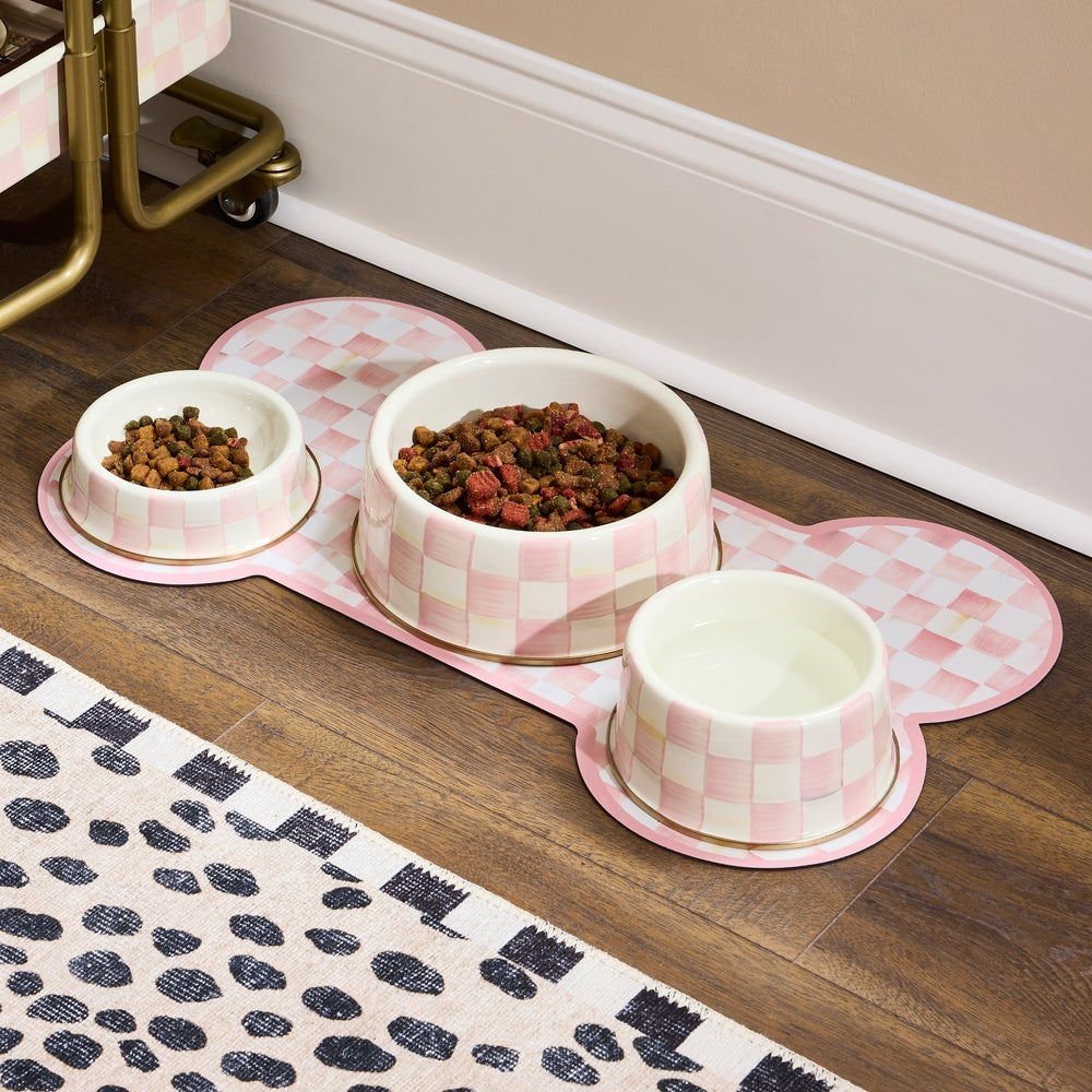 Mackenzie - Childs Rosy Check Pup Placemat - |VESIMI Design|