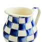 MacKenzie - Childs Royal Check Enamel Pitcher (2.84 liters) - |VESIMI Design| Luxury Bathrooms and Home Decor