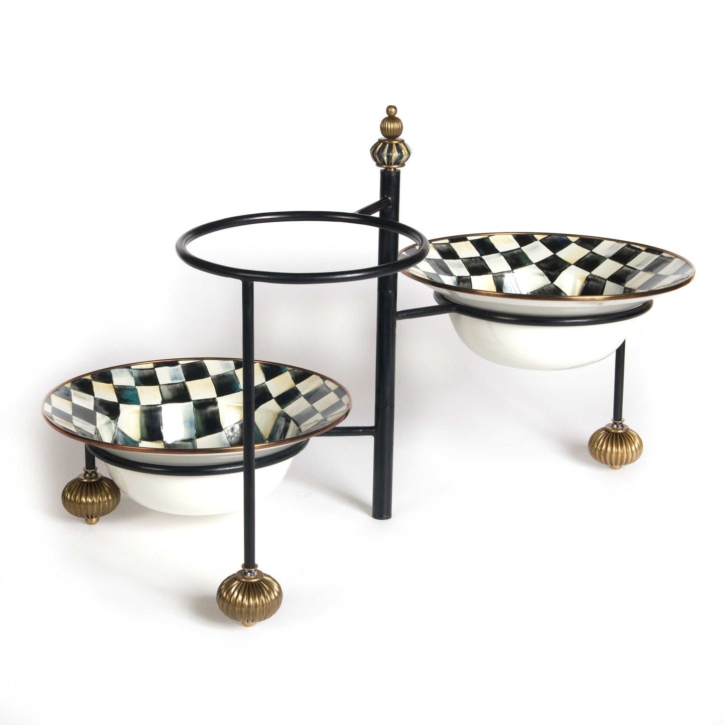 MacKenzie - Childs Serving Stand Large - |VESIMI Design| Luxury Bathrooms and Home Decor