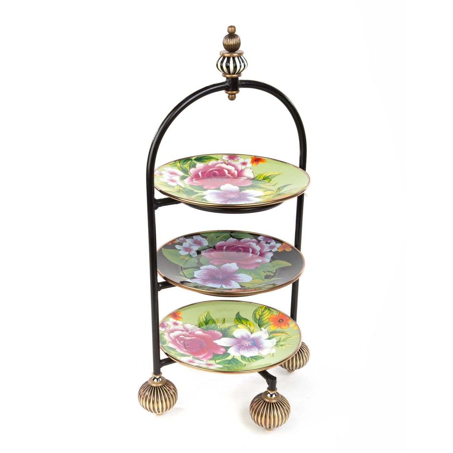 MacKenzie - Childs Small Plate Stand - |VESIMI Design| Luxury Bathrooms and Home Decor