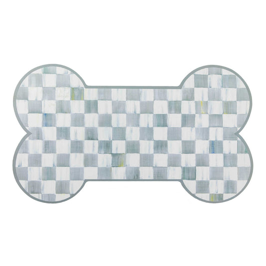 Mackenzie-Childs Sterling Check Pup Placemat - |VESIMI Design| Luxury Bathrooms and Home Decor