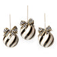 MacKenzie - Childs Striped Swirl Capiz Ornaments, Set of 3 - |VESIMI Design| Luxury Bathrooms and Home Decor