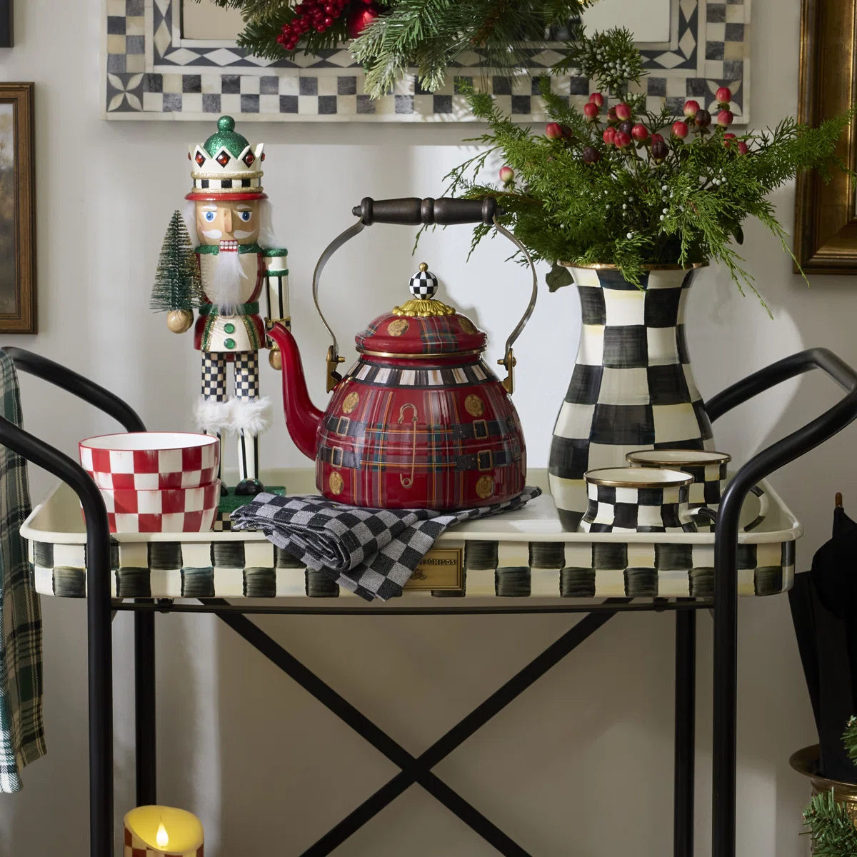 The Kilted 2 Quart Tea Kettle - MacKenzie-Childs limited edition