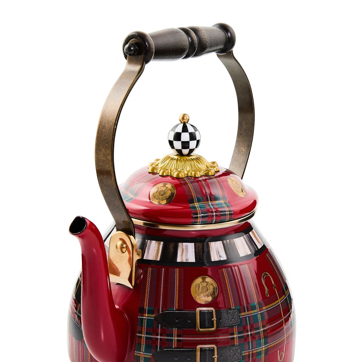The Kilted 2 Quart Tea Kettle - MacKenzie-Childs limited edition