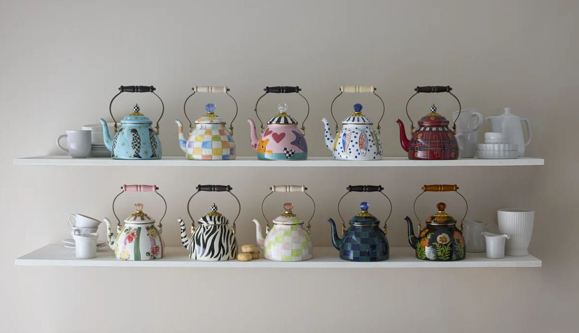 The Kilted 2 Quart Tea Kettle - MacKenzie-Childs limited edition